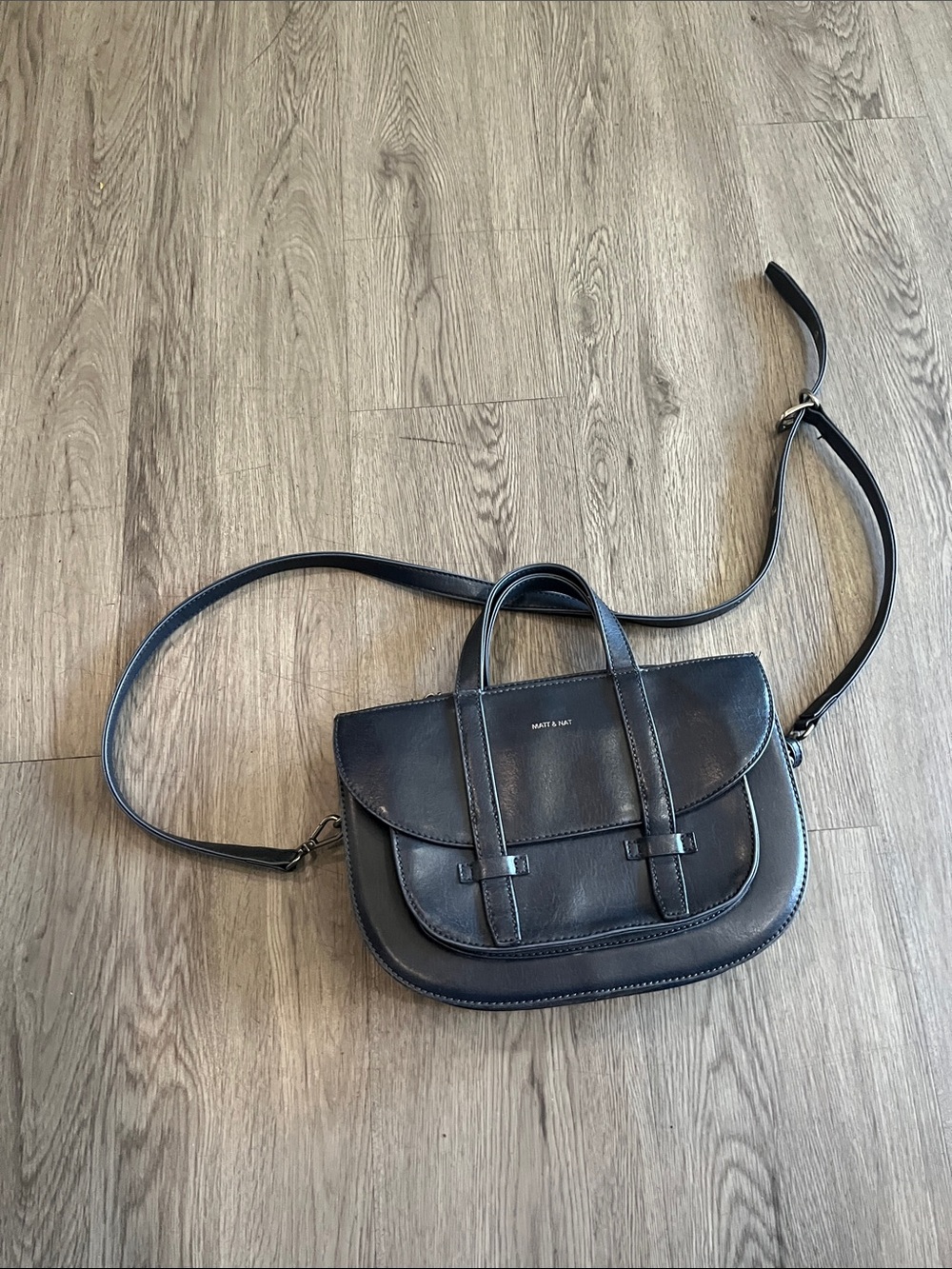 Matt & Nat Vegan Leather Flap Crossbody Bag